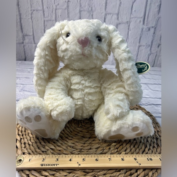NWT Bearington Collection Cream Plush Bunny named “Creamy” - Picture 9 of 11